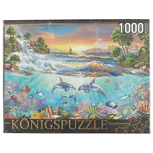 Пазл «Подводная жизнь» 1000 элементов, KonigsPuzzle