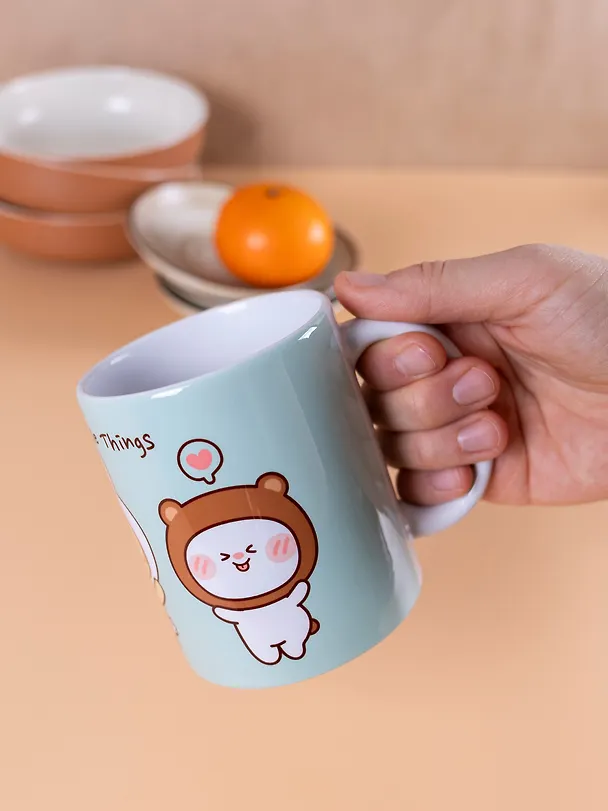 Кружка Kawaii Зверюшки (керамика) (330мл) 2947658 — 9