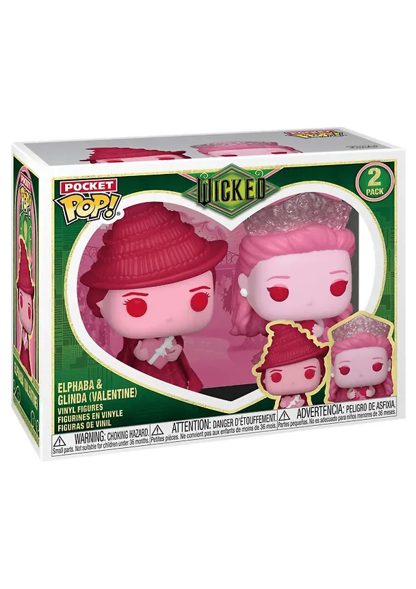 Набор подарочный Funko Pocket POP! Злая: Сказка о ведьме Запада, Valentines Wicked 2PK 3124176 — 2