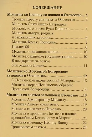Книга Молитвы страждущих за воинов и Отечество () — 2