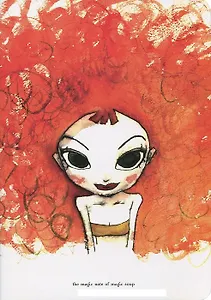 Тетрадь для записей А5 "Роковая женщина Шаа" (Оранжевая корова)