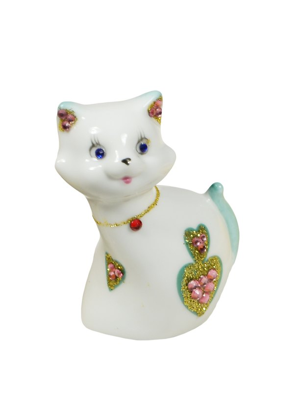Фигурка Кошечка со стразами (8см) (101-202) 2495087 — 1