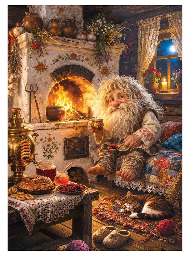 ПАЗЛЫ 500 элементов. СКАЗКИ. ДОМОВОЙ (Арт. Ф500-9621) 3179387 — 1