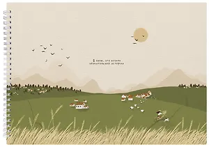 Альбом для рисования Be Smart, "Soul. Поле", А4, 40 листов, на гребне