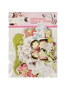 Набор декор. элемент. для скрапбукинга Цветы розовые (LF-003) (11069804) (25шт.) (упаковка)