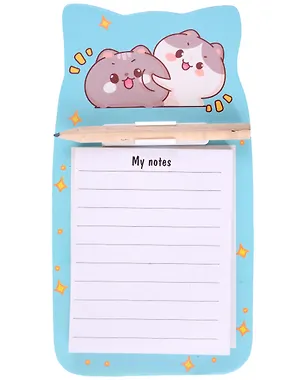Блок для записей 90*170 40л "Kawaii. Котики" с карандашом, на магните, инд.уп. 3008293