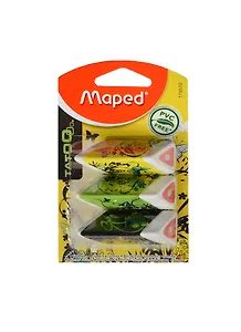 Ластики 03шт "Pyramide", ассорти, блистер, Maped