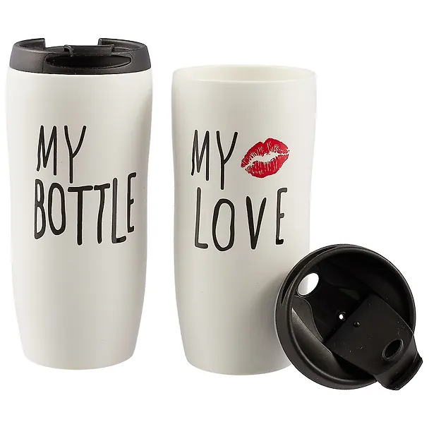 Сувенир, Термостакан My bottle/Май ботл 450мл в коробке 12-07501-1 2477757 — 2