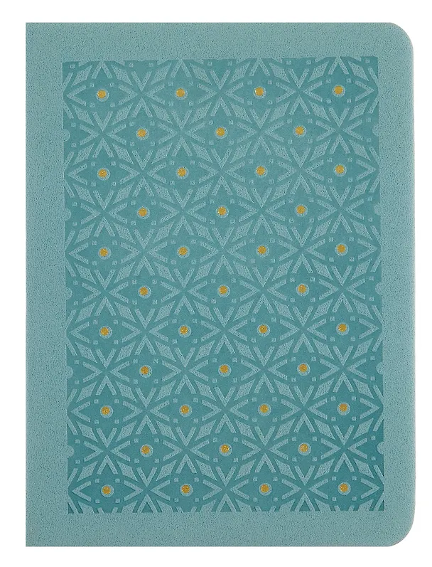 Записная книжка «Gallery. Мятный NEW» А6, 80 листов в клетку, экокожа, Listoff 3075574 — 1