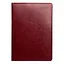 Ежедневник дат. 2025г. А5 176л "Berlin" бордовый, иск.кожа, тв.переплет, обл.поролон, прострочка, ляссе — 3055493 — 1