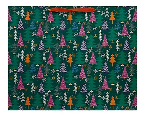 Пакет А3+ 50*40*15 "Елочки" Новый год, бум.ламинат