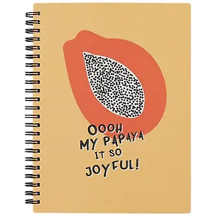 Тетрадь в клетку Be Smart, "Fruits. Папайя", 120 листов 2900046