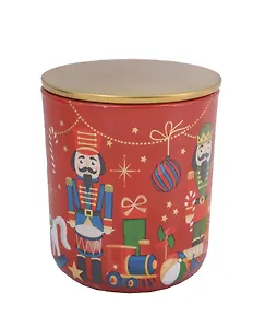 Ароматизированная свеча в стакане Щелкунчик с крышкой  (Magical Gift with lid) (150г)