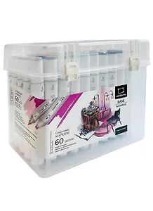 Маркеры для скетчинга 60цв "Graf'Art Brush" базовый, Малевичъ