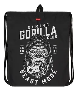 Мешок для сменной обуви "Горилла" 41*49см, 1отд., петля для подвеса, инд.уп.