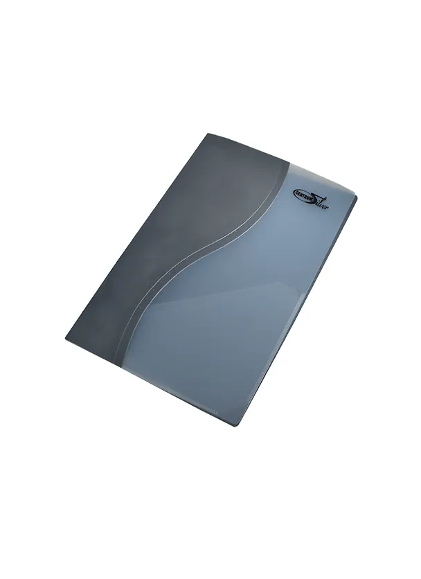Папка с бок.прижимом А4 "Silver" CLIP B,пластик 0.7мм,кор.15мм, CENTRUM 209583 — 1