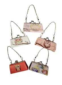 Мини-сумочка Сова (9,5х5х3,5) (S 1011)