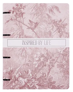 Тетрадь на кольцах «FLOREALE. Cedar Rose» 120 листов в клетку, А4, сменный блок - Listoff 3091866