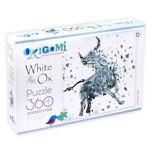 Пазл 2021 Год Быка Железный Бык ORIGAMI/Оригами 360 элементов 05418