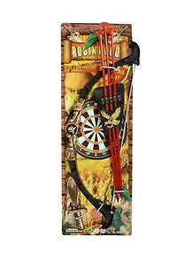 Лук со стрелами на присосках с аксесс. (B400495) (110903) (57х19х2см) (3+) (на картоне) (в кор. 2х60шт)