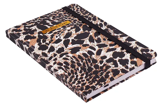 Ежедневник недатированный «Leopard» А5, 128 листов, Brauberg 3107011 — 2
