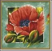 Набор для раскрашивания Мак (609250408) (40х40см) (коробка) 2261694