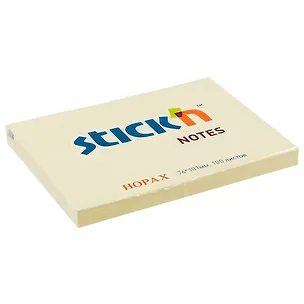 Блок для записей Stick`n Neon notes, светло-жёлтый, 10.3 х 7.6 см 215190