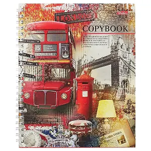 Тетрадь в клетку Hatber, "Мечты о Лондоне", 100 листов