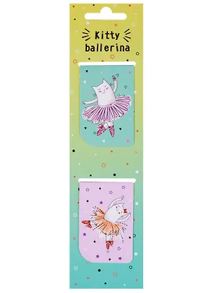 Магнитные закладки «Kitty ballerina», 2 штуки 2638270