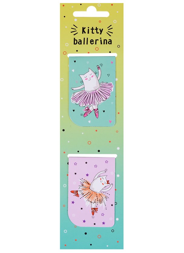Магнитные закладки «Kitty ballerina», 2 штуки 2638270 — 1