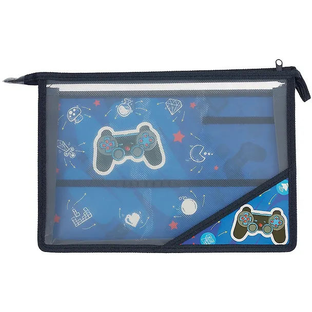 Папка для труда «Gamepad» А4, пластик, на молнии, Феникс+ 249552 — 1