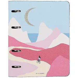 Тетрадь на кольцах в клетку Be Smart, Golden sun, 120 листов