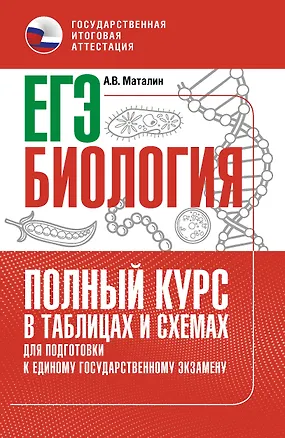 Книга ЕГЭ. Биология. Полный курс в таблицах и схемах для подготовки к ЕГЭ (Андрей Маталин)