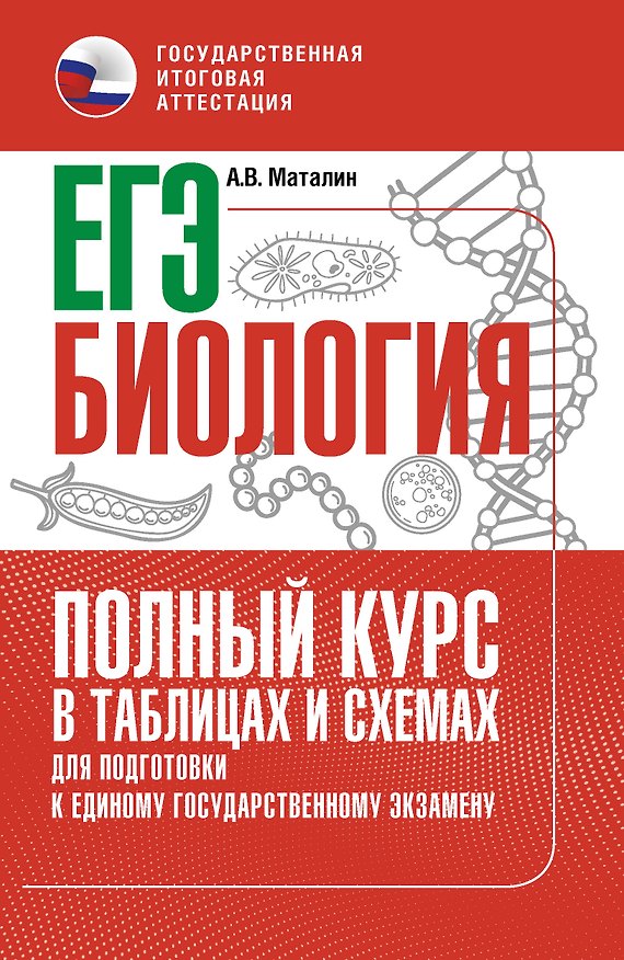 Книга ЕГЭ. Биология. Полный курс в таблицах и схемах для подготовки к ЕГЭ (Андрей Маталин) — 1