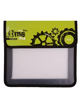 Папка для тетрадей А5 "Neon Style" 1отд., липучка, пластик, инд.уп. 250170