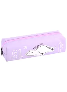 Пенал на молнии "Мишка Wish you happy", ткань, 20 х 5,5