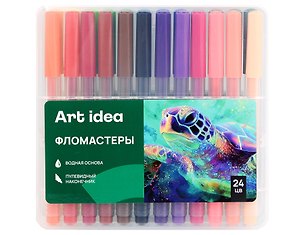 Фломастеры Art idea, 24 цвета 3143836