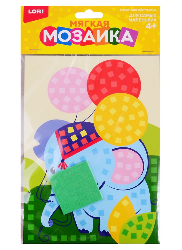 Мягкая мозаика. LORI Малый наборабор Слоник 2765194 — 1