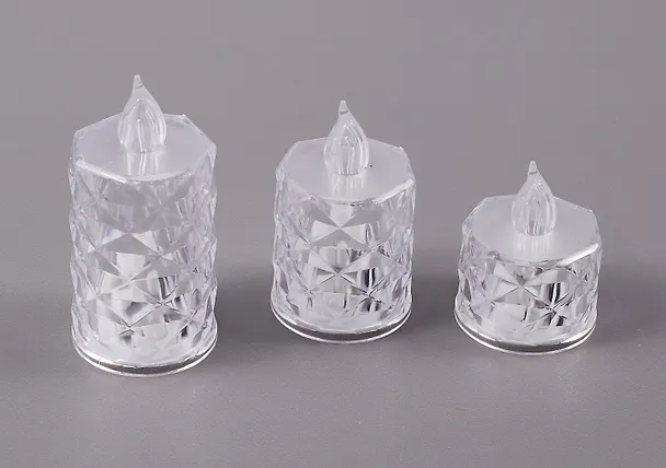 Набор LED-свечей (3 штуки) (пластик) (14х19 см) 3046071 — 2