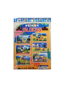 Конструктор Пластиковый дом маленький (336) (15024902) (44 дет.) (упаковка)