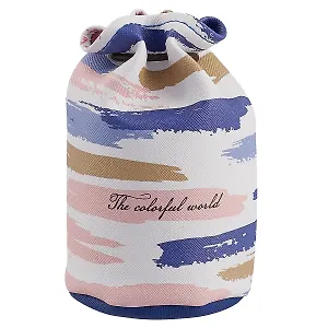 Кошелек-торба Акварельные полоски(PU)(8х13)(ПВХ бокс)