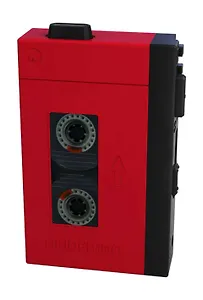 Фляга для напитков "Ретро-кассета" красная (NG5041