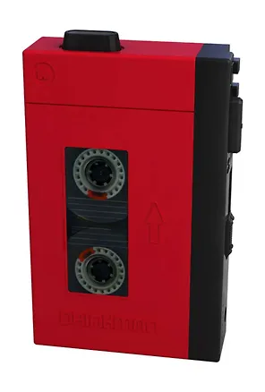 Фляга для напитков "Ретро-кассета" красная (NG5041 2368575