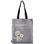 Сумка-шоппер Басик Несу добро с радостью серая текстиль 40см.*32см. — 2845567 — 1
