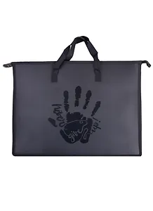 Папка для чертежей и рисунков А3 "Рука" 45*33*9см, пластик, молния, текст.ручки