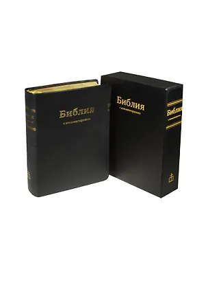 Книга Библия. Книги Священного Писания Ветхого и Нового Завета в Синодальном переводе с комментариями и приложениями ()