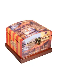 Шкатулка с замком МДФ Причал (16*12*12) (40150)