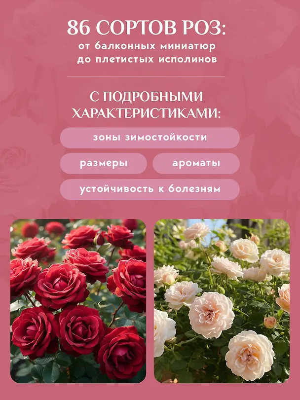 Книга Садовые розы. Полное руководство по выращиванию, уходу и созданию потрясающих букетов (Грейсилинда Полсон) — 7