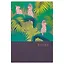 Ежедневник недат. А5 80л "Тропики" под пленкой софт-тач вельвет, тисн.гологр.фольгой — 248424 — 1
