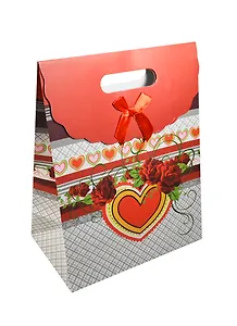 Пакет подарочный бумажный А4 24*12,5*32 "Королевское признание" на липучке, мат. ламинат, выруб. ручка, ML